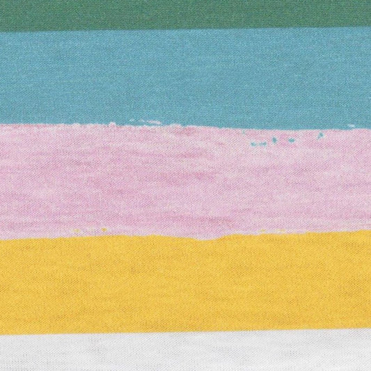 - Casual Fit Paint Stripe T-Shirt - Multi