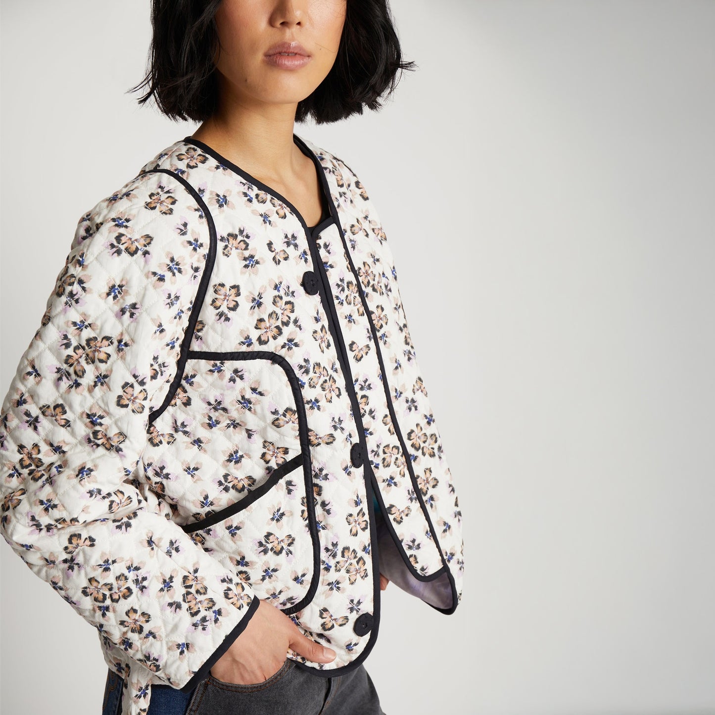 - Saiko Reversible Jacket - Grey/Multi