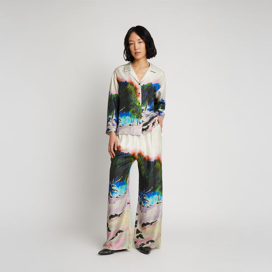 - Sachu Silk Top - Grey