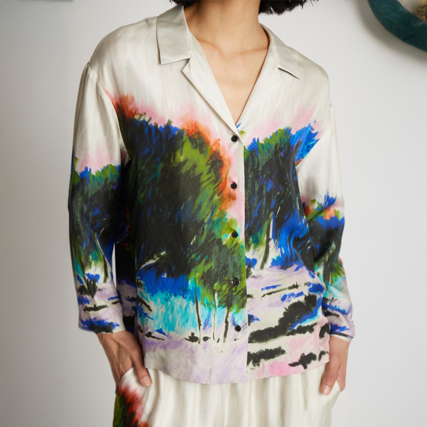 - Sachu Silk Top - Grey