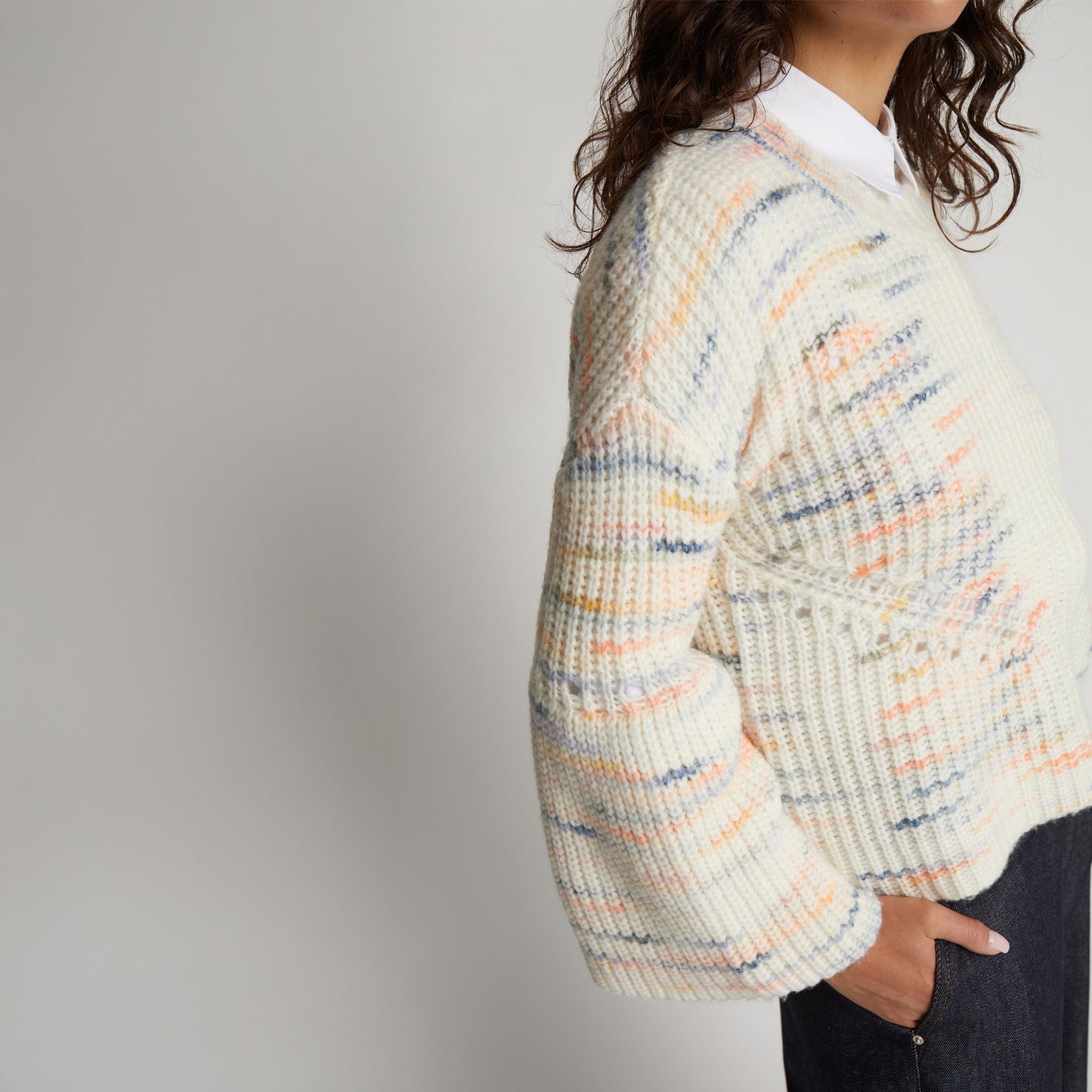 - Sorina Knitted Jumper - Creme