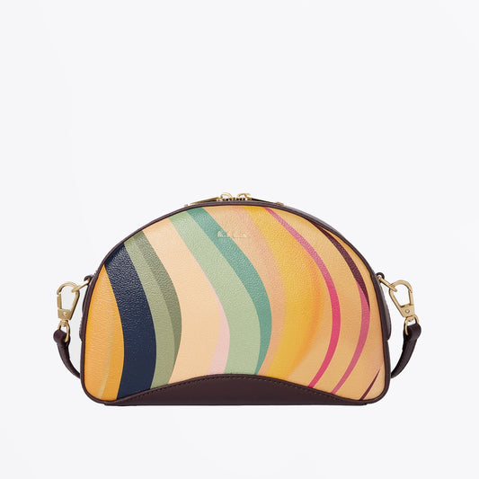 - Leather Swirl Camera Bag