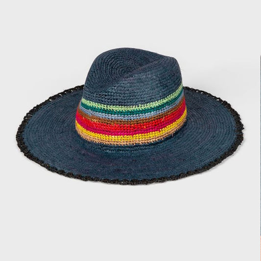 - Crochet Hat - Navy Blue