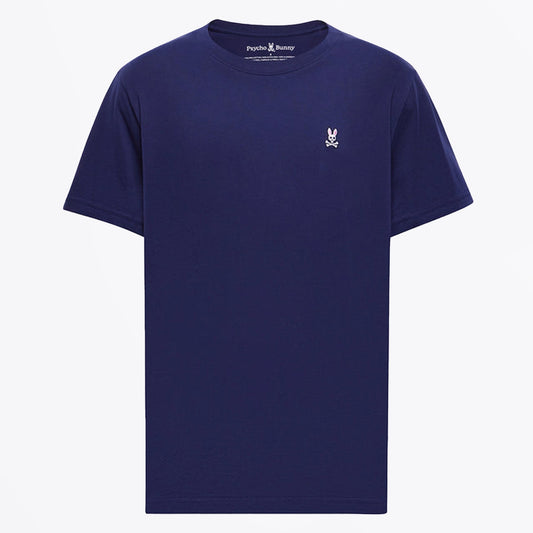 - Classic Crew Neck T-Shirt - Evening Blue