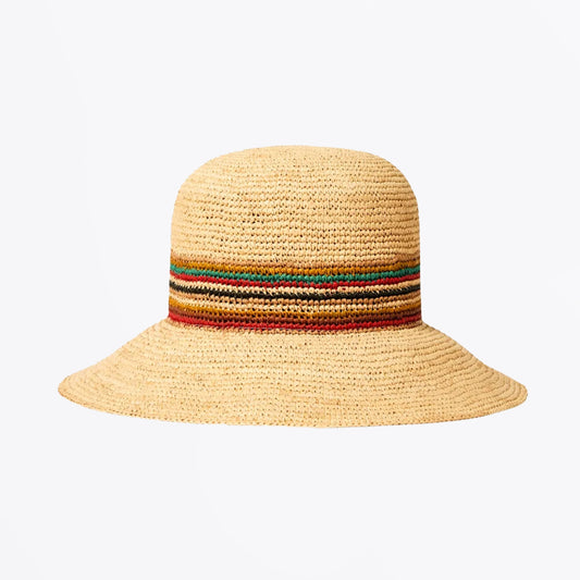 - Signature Stripe Straw Hat