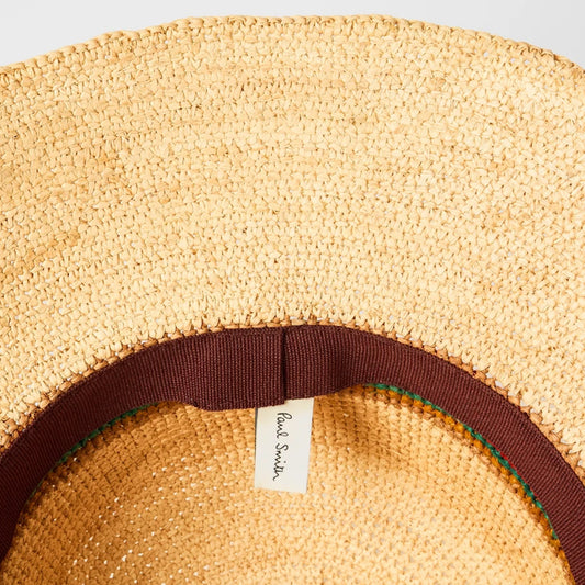 - Signature Stripe Straw Hat