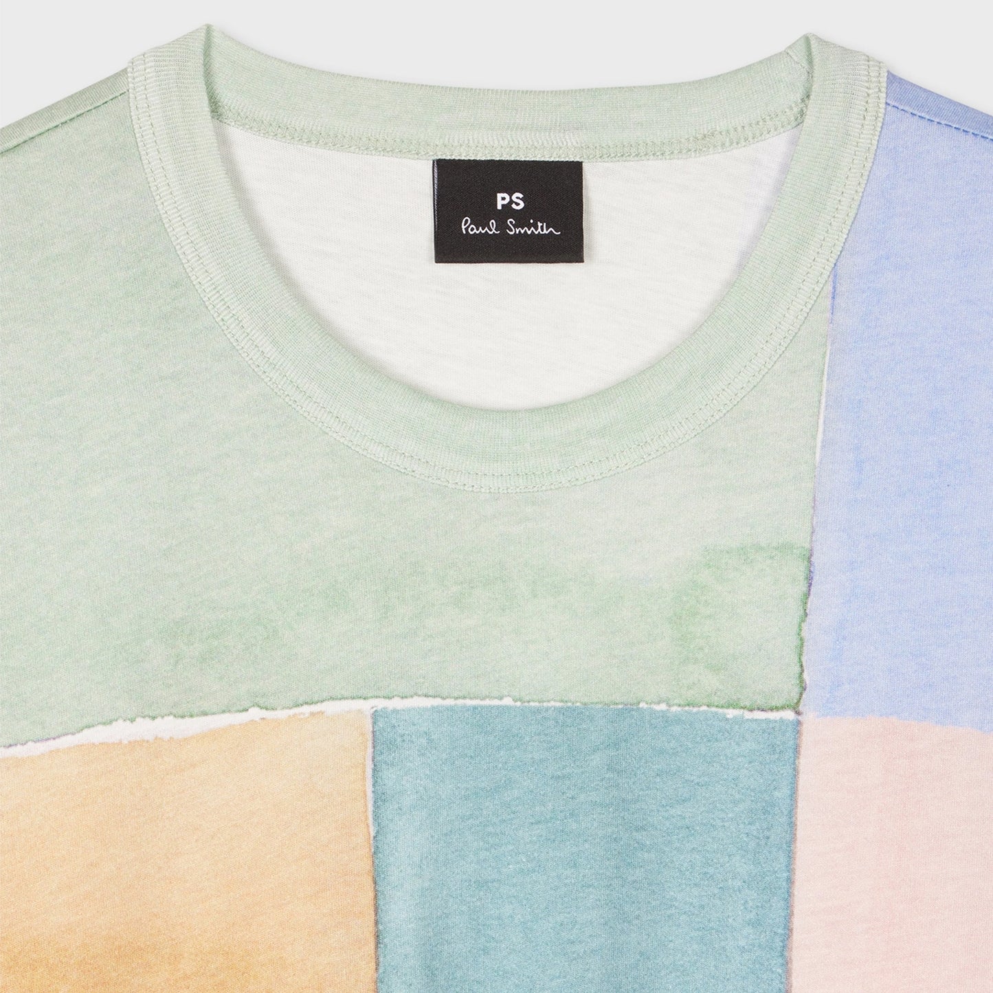 - Multicolour Colour Block Relaxed-Fit T-Shirt