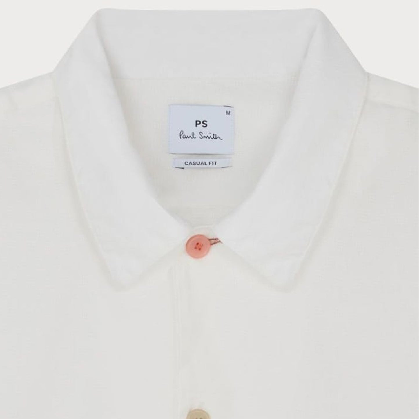 - Casual Fit Short Sleeve Shirt - White