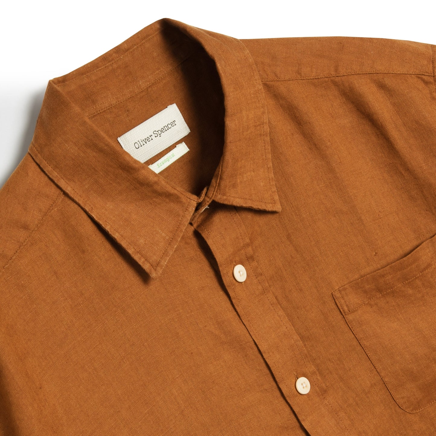 - Atlanta Short Sleeve Shirt Bridford - Orange