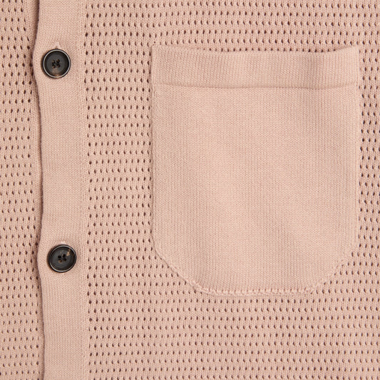 - Mawes Knitted Shirt Nicholson - Pink