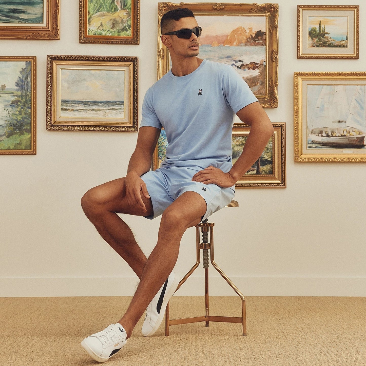 - Classic Crew Neck T-Shirt - Serenity