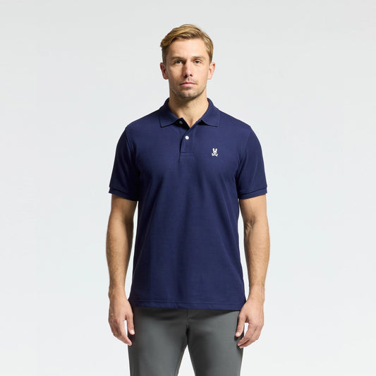 - Classic Pique Polo - Evening Blue