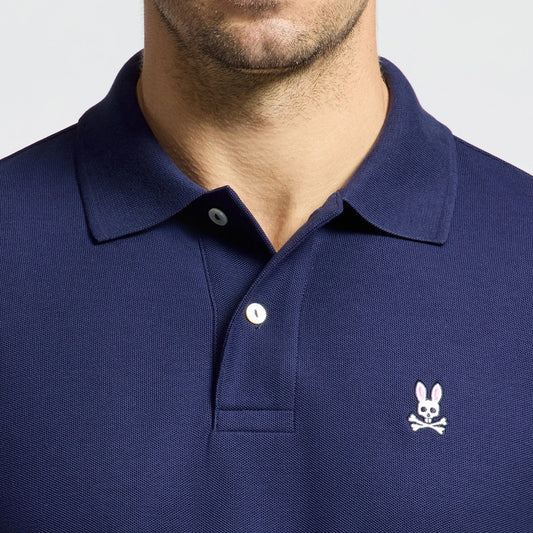 - Classic Pique Polo - Evening Blue