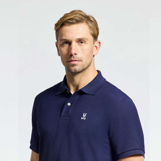 - Classic Pique Polo - Evening Blue