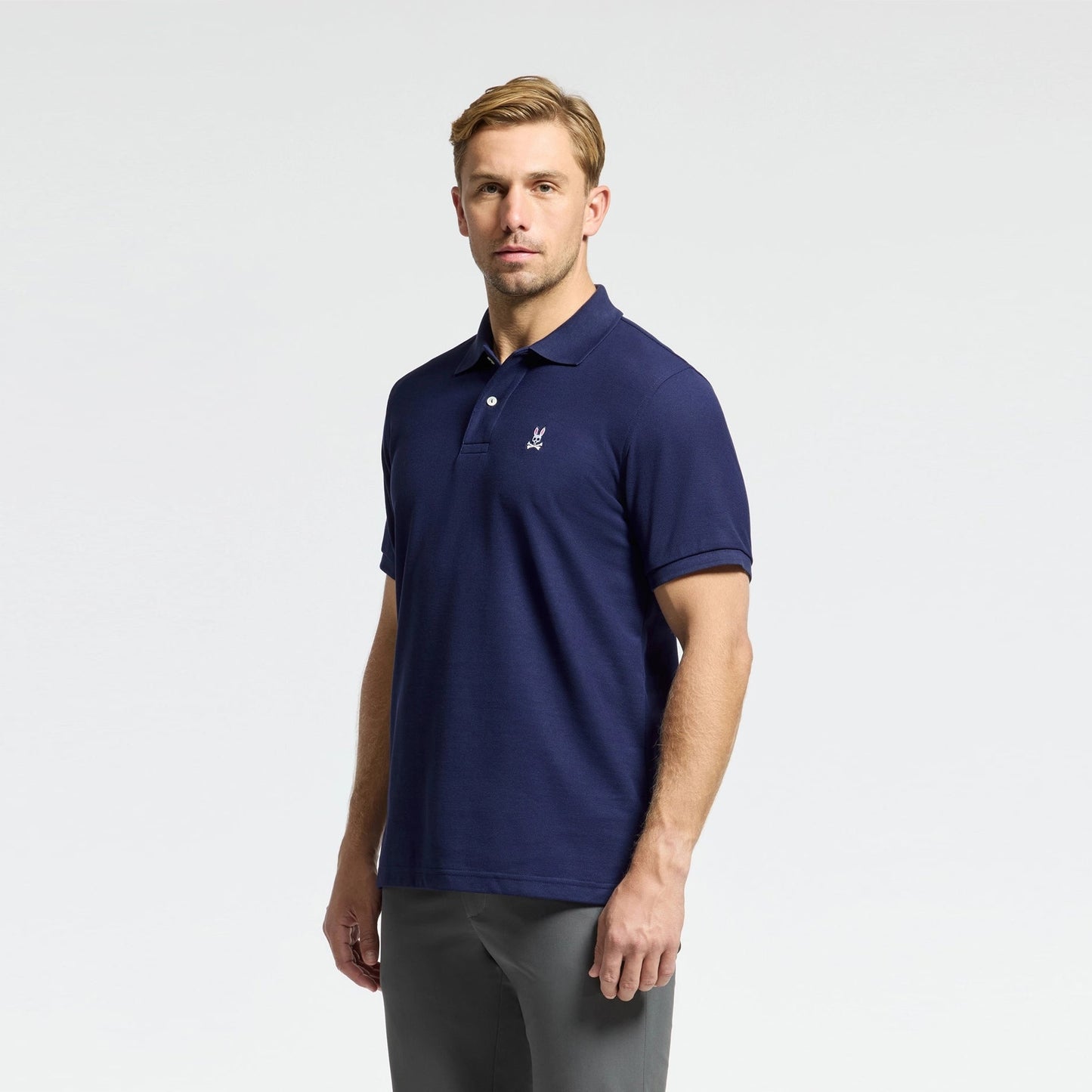 - Classic Pique Polo - Evening Blue