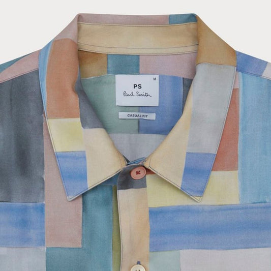 - Casual Fit Short Sleeve Shirt - Multi