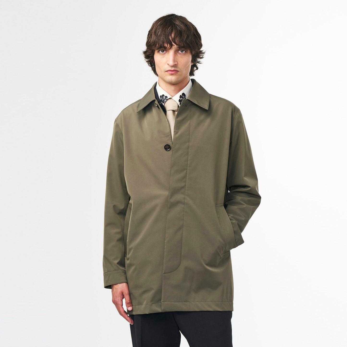 - Kim Lightweight Technical Coat - Capers