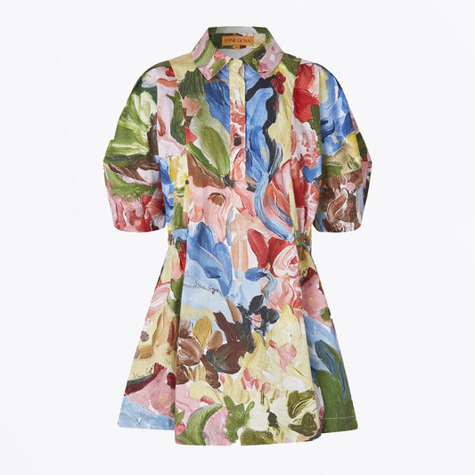 - Cotton Mini Dress - Loves Me, Loves Me Not