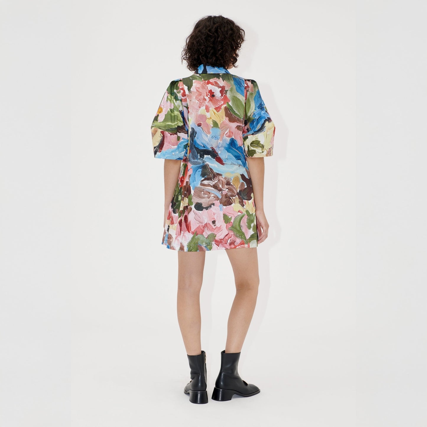 - Cotton Mini Dress - Loves Me, Loves Me Not