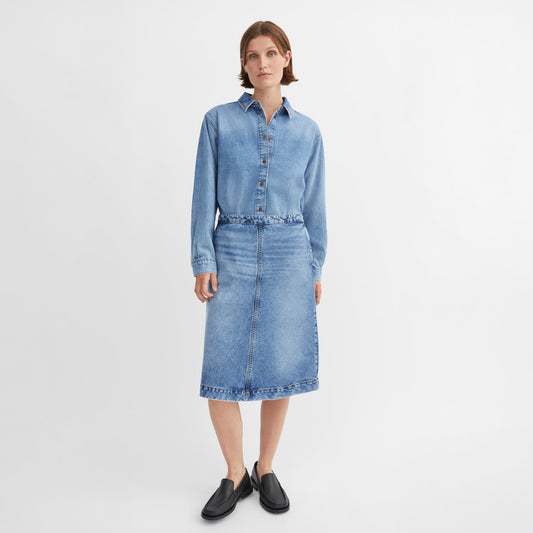 - Millington Shirt - Worn Mid Blue