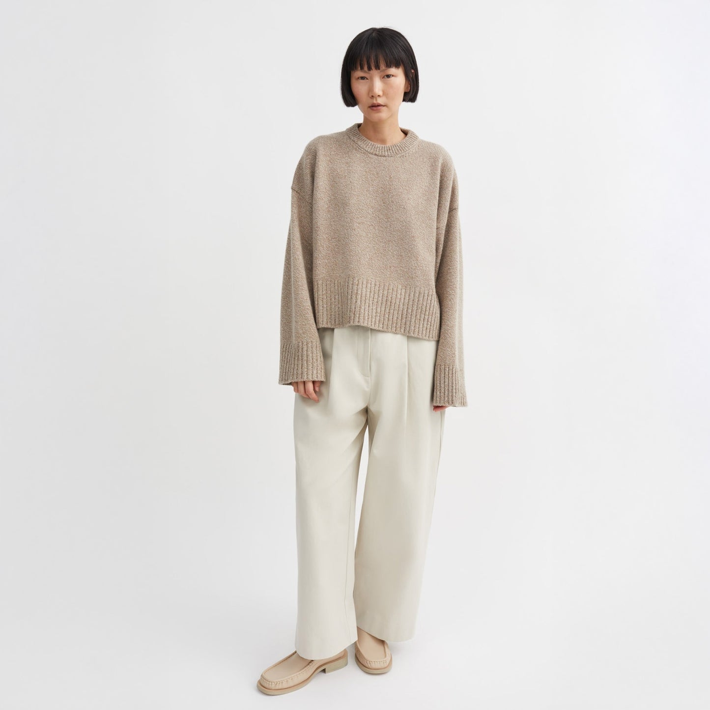 - Campa Jumper - Light Brown Mouline