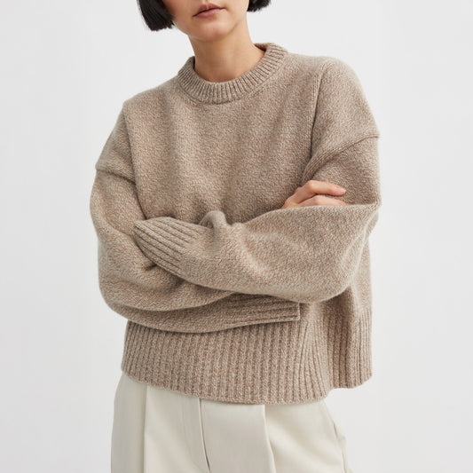 - Campa Jumper - Light Brown Mouline