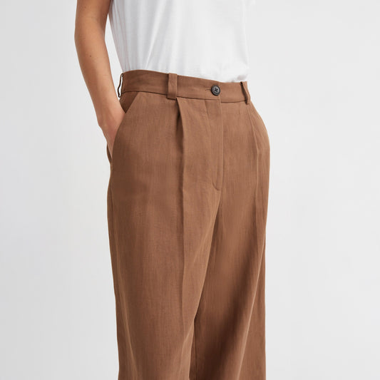 - Emmeri Trousers - Warm Brown