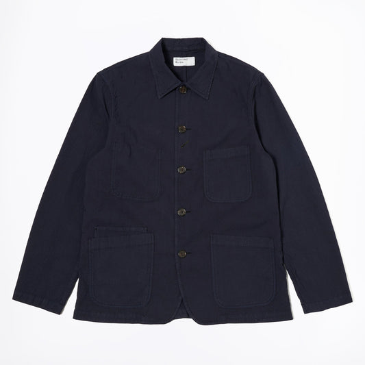 - Baker Jacket Seersucker - Navy