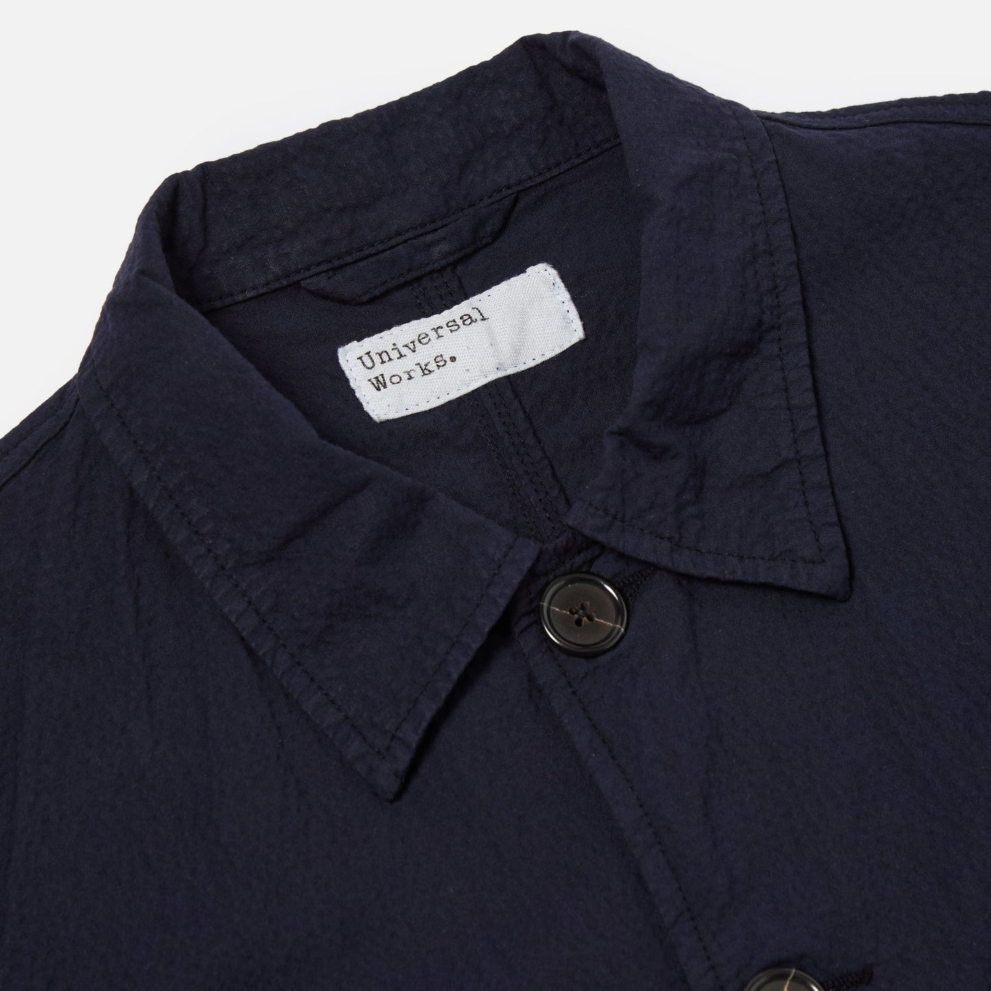 - Baker Jacket Seersucker - Navy