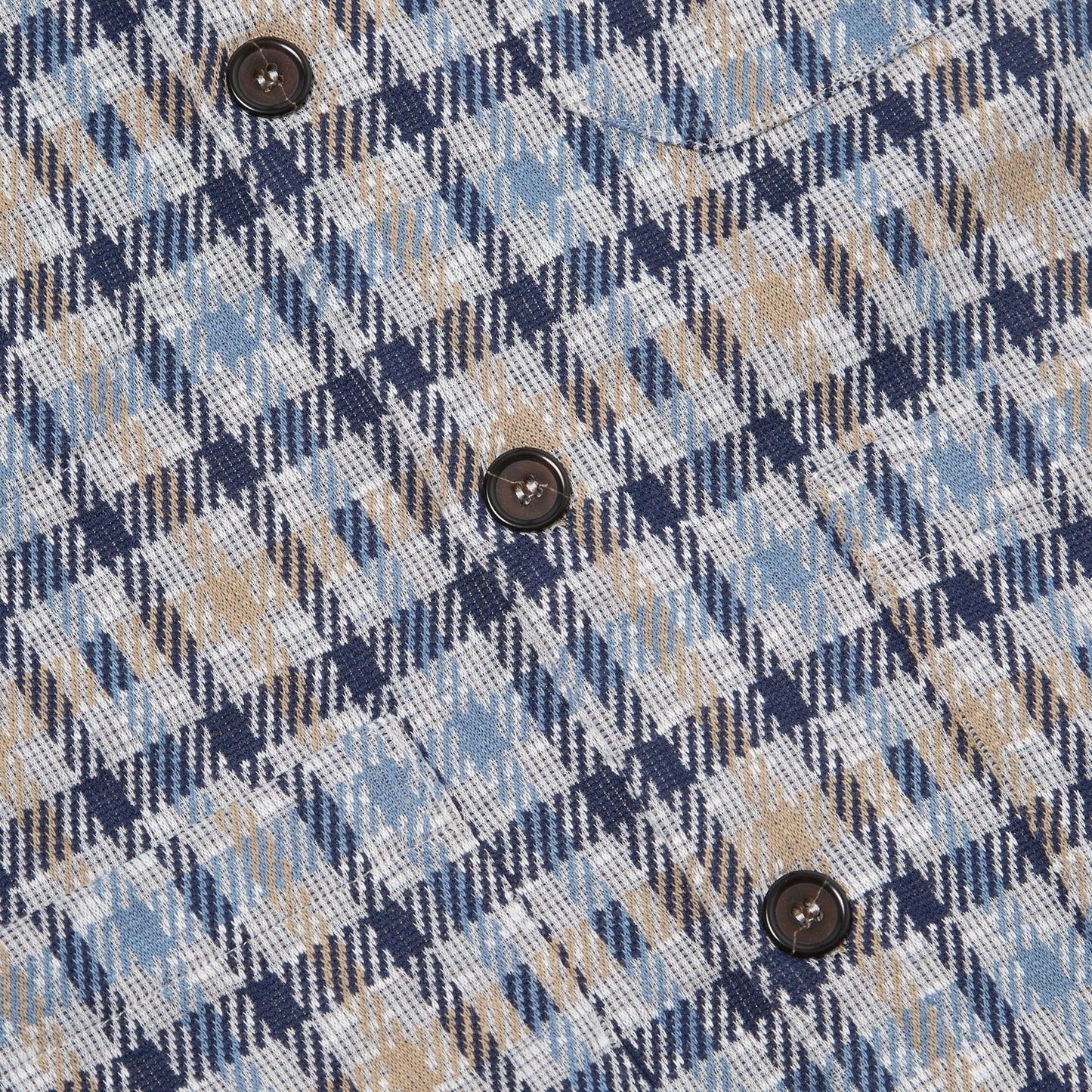 - Cardigan Summer Check - Brown/Blue