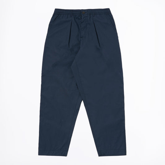 - Pleated Track Pant In Navy Recycled Polytech