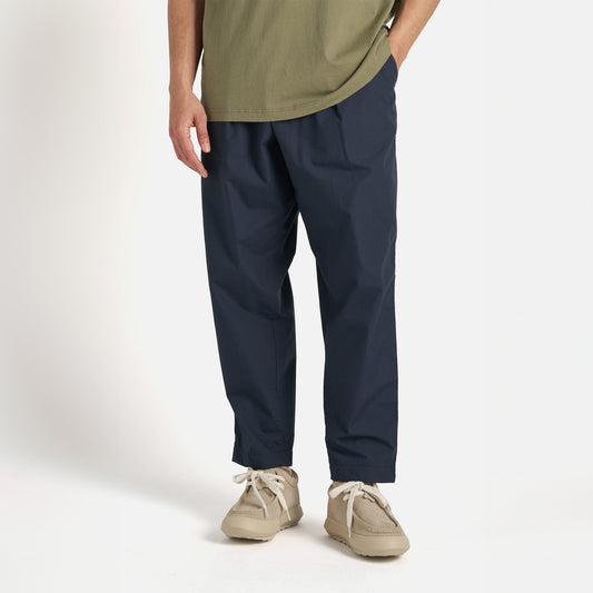 - Pleated Track Pant In Navy Recycled Polytech