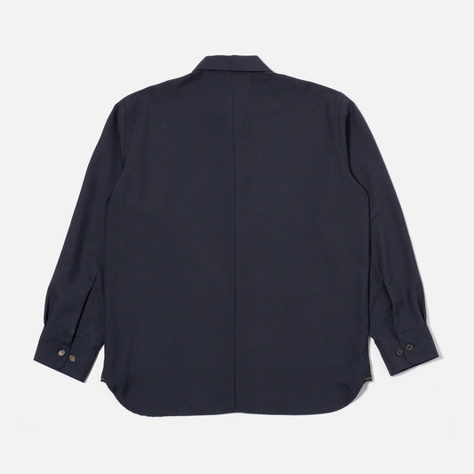 - Travail Overshirt in Navy Tropical Suiting