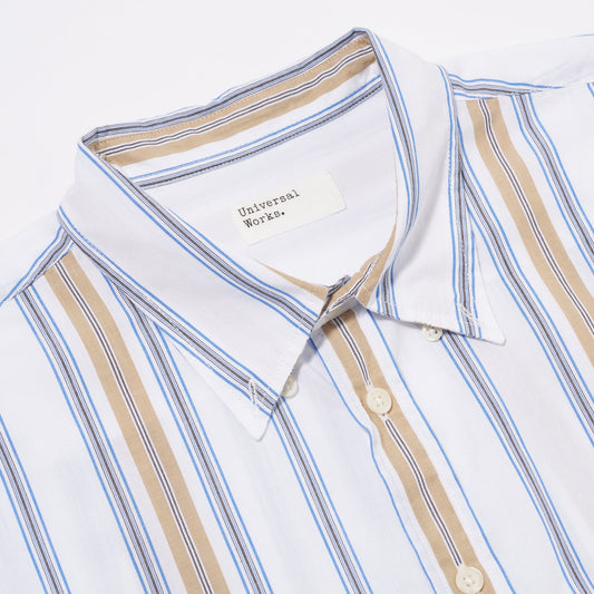 - Lazy Day Shirt in Blue/Sand Pop Stripe Three