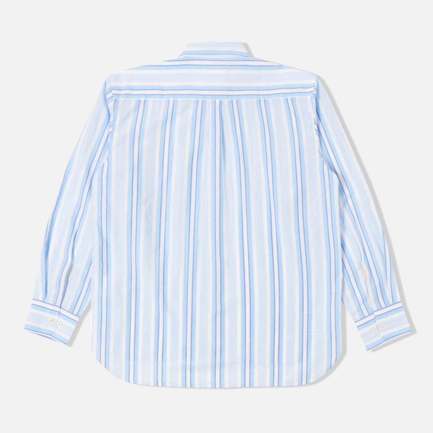 - Lazy Day Shirt in White/Blue Pop Stripe Two