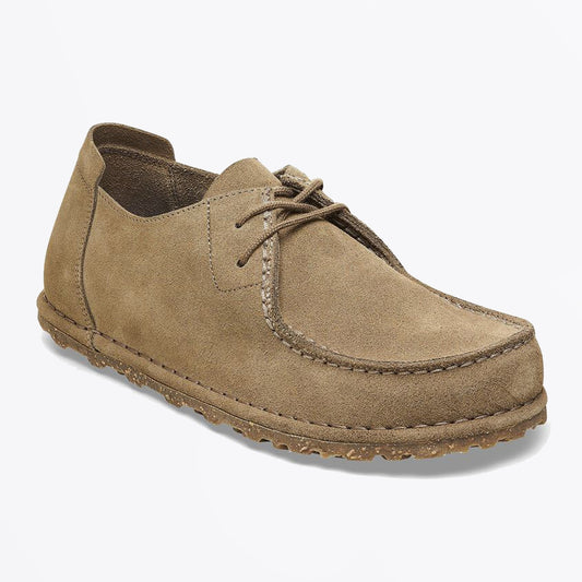 - Utti Suede Leather Moccasin - Grey Taupe
