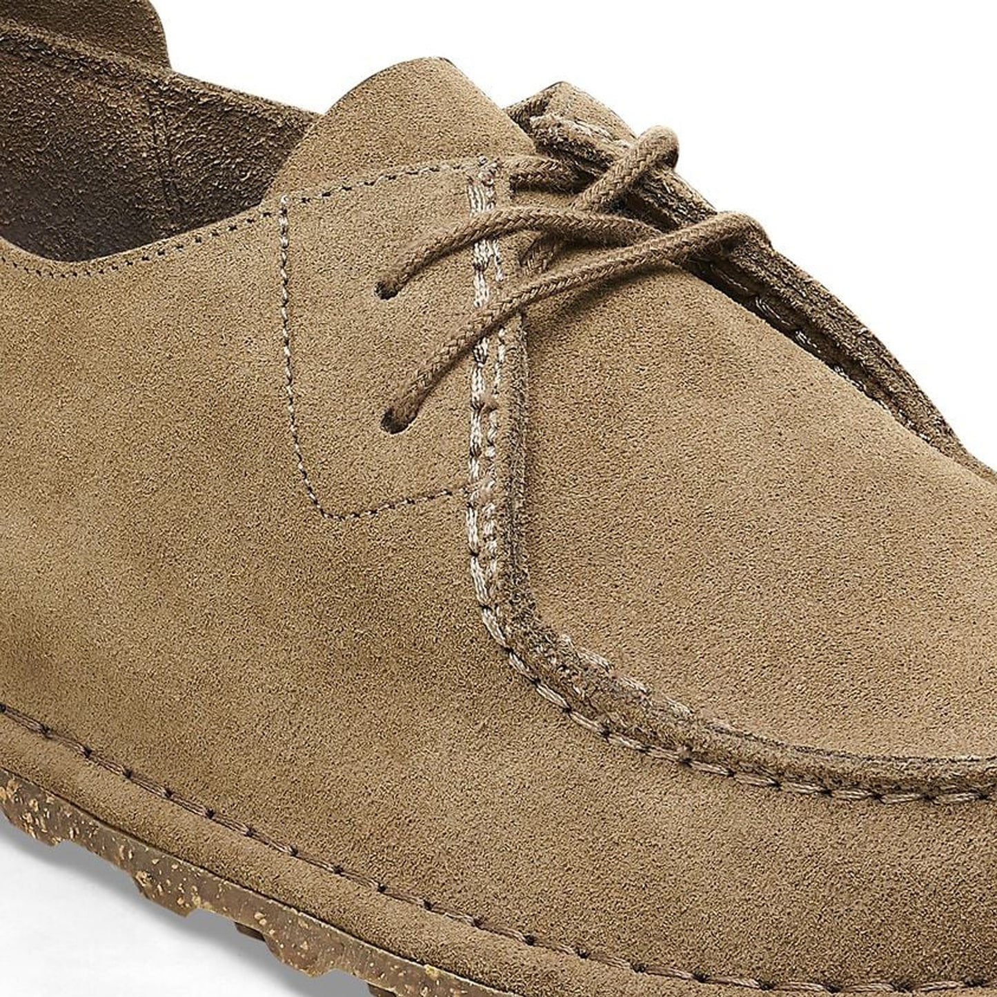 - Utti Suede Leather Moccasin - Grey Taupe