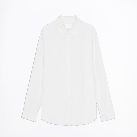 - Enzo Linen Shirt - White