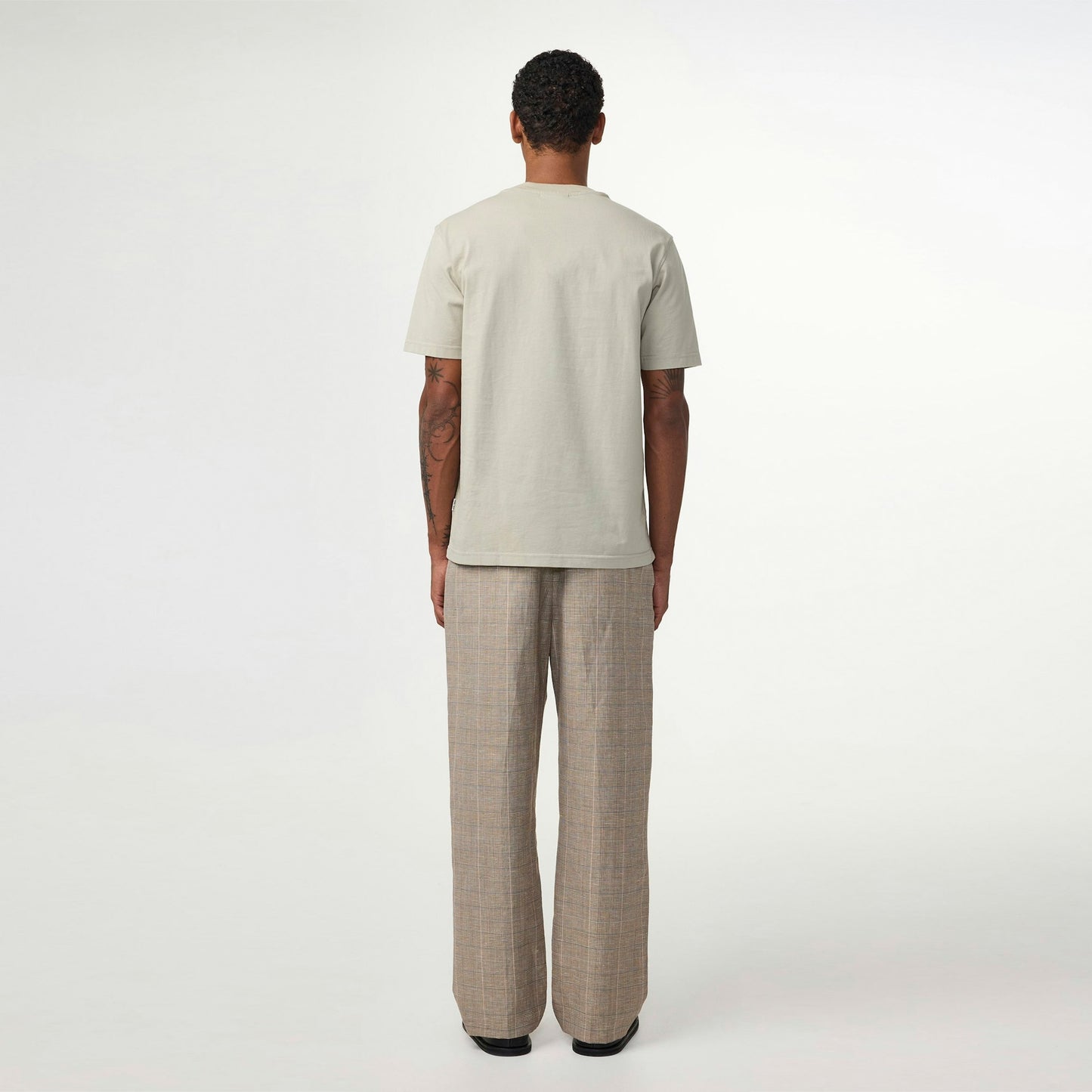 - Adam Casual Pima Cotton Tee - Fog