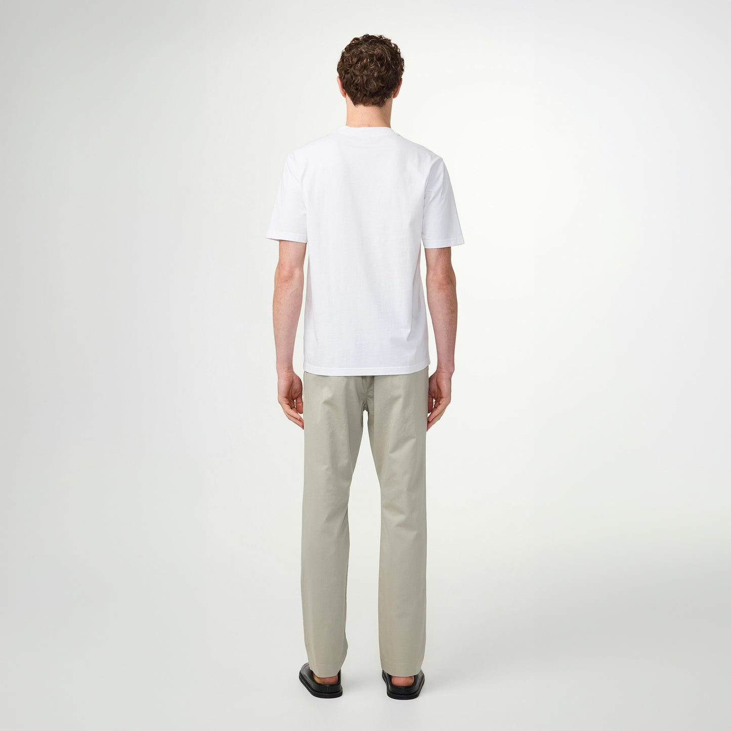 - Adam Casual Pima Cotton Tee - White