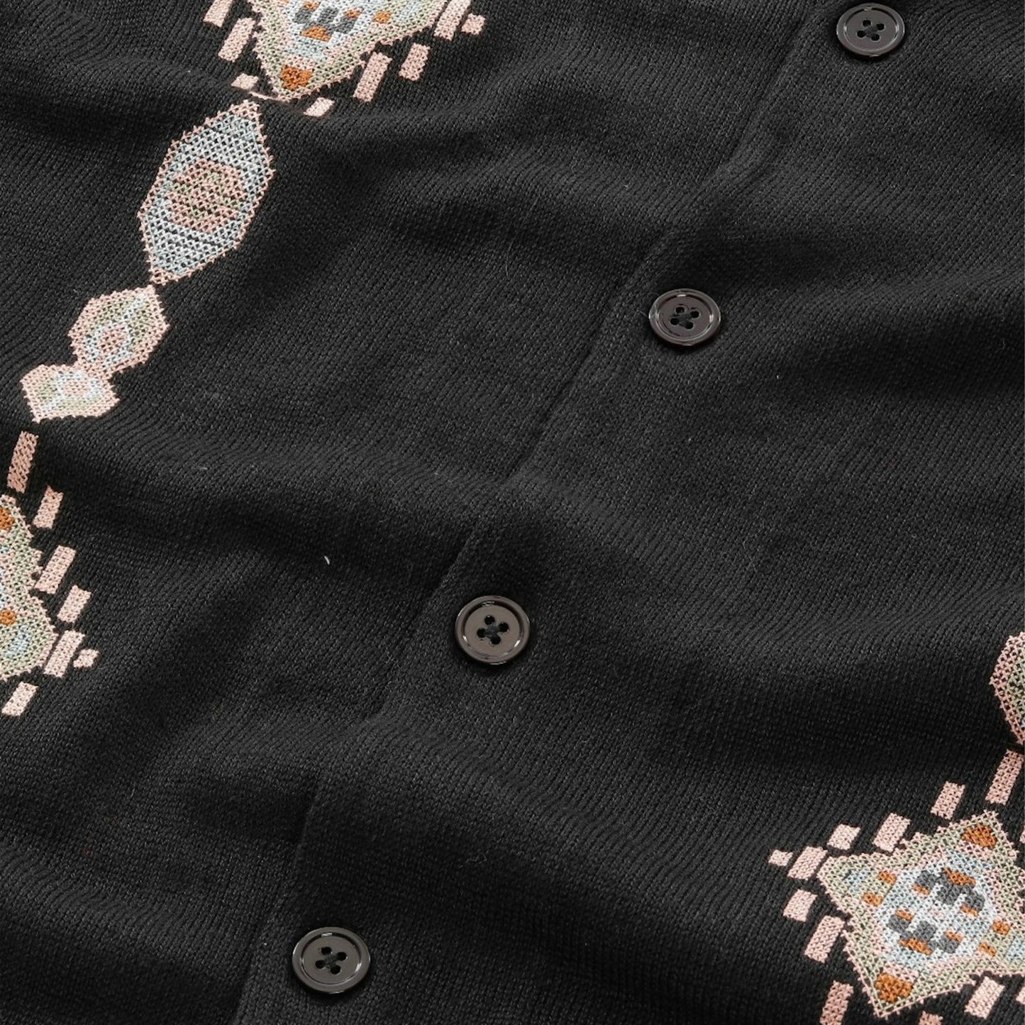 - Henry Embroidered Shirt - Black