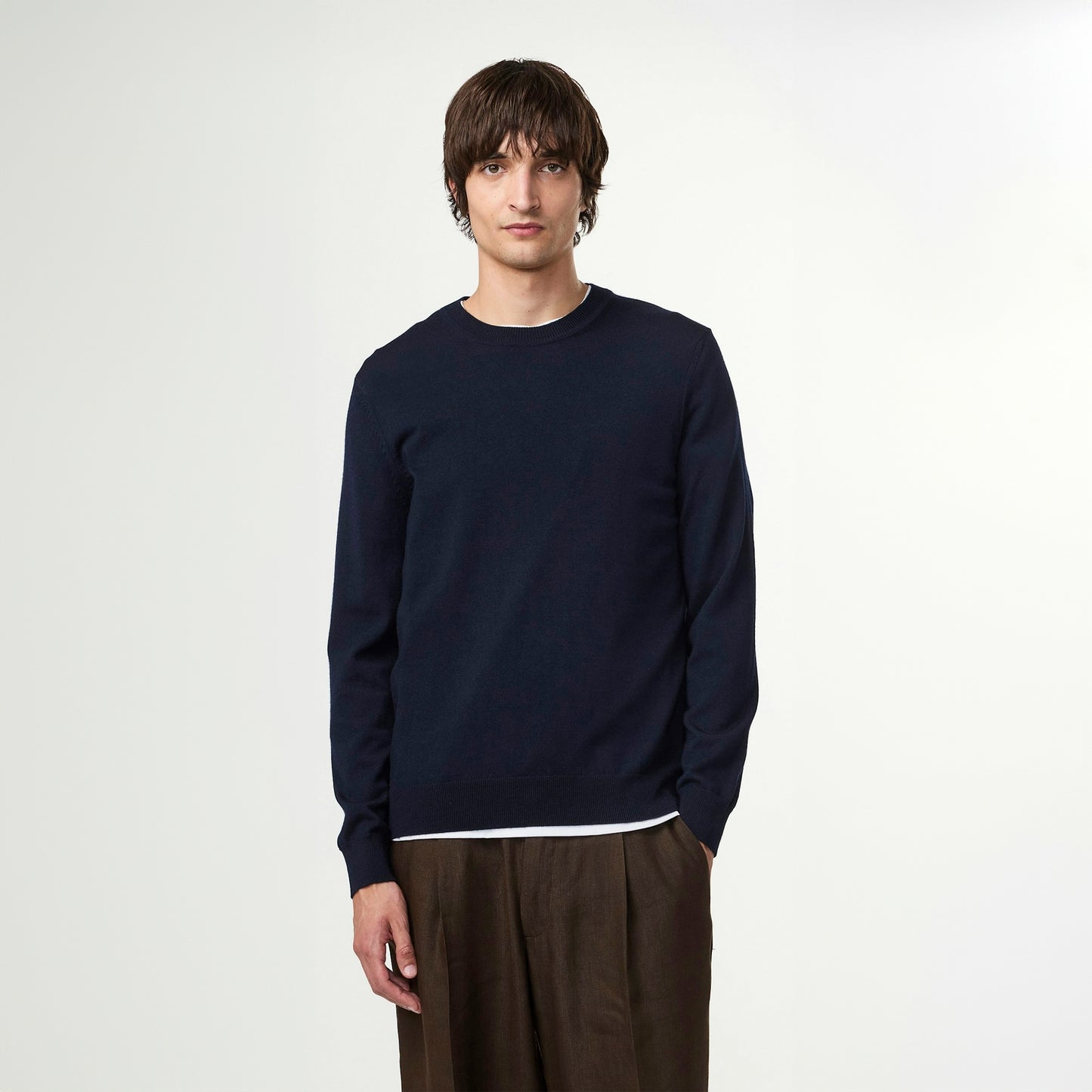 - Ted Lightweight Sweater - Navy Blue