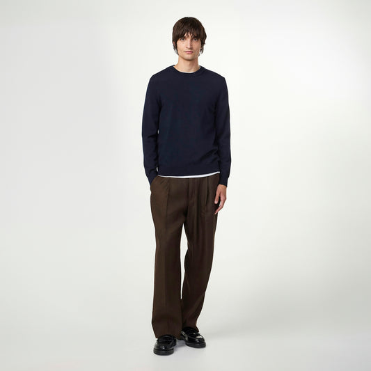 - Ted Lightweight Sweater - Navy Blue