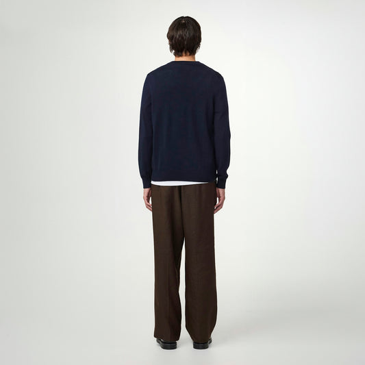 - Ted Lightweight Sweater - Navy Blue