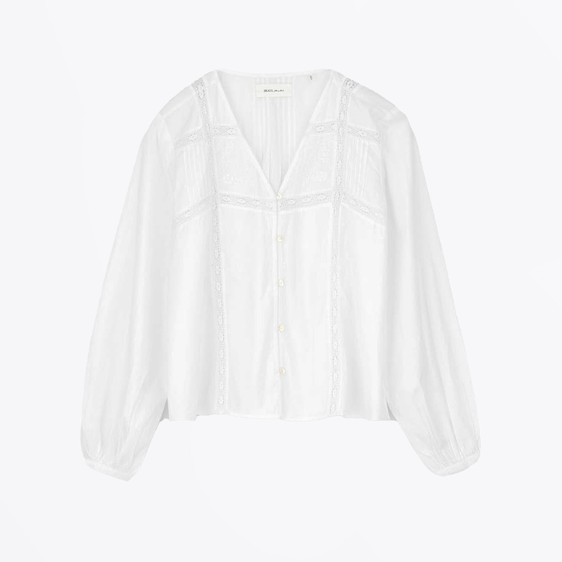 Skall Magnolia Blouse - Optic White