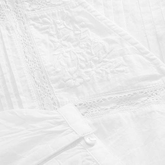 Magnolia Blouse - Optic White