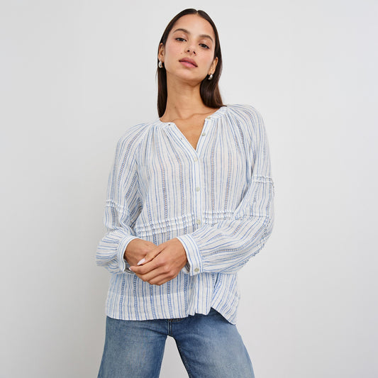 Frances Shirt - Sonoma Stripe