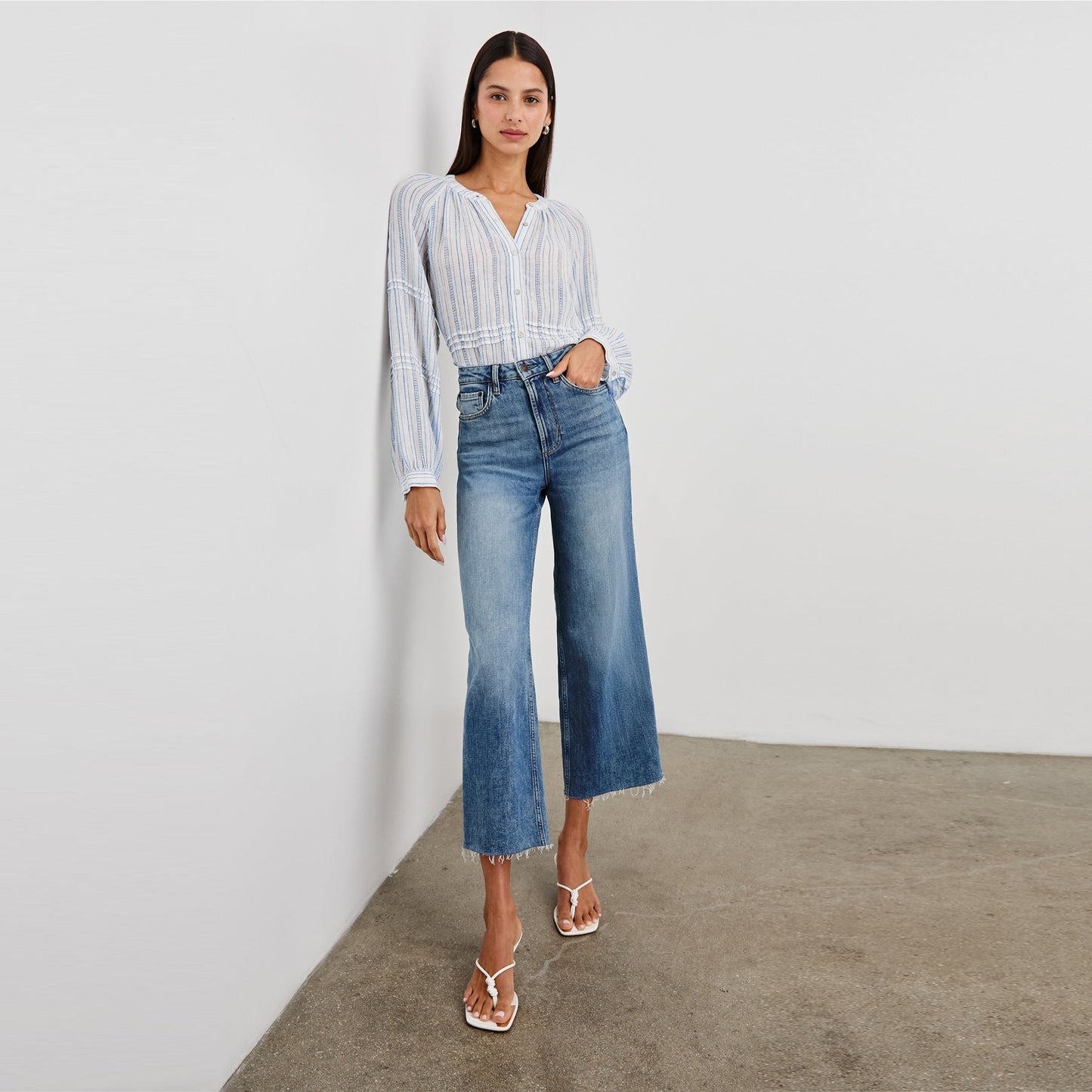 Frances Shirt - Sonoma Stripe