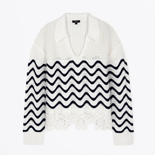 - Louise Sweater - Wave Stripe