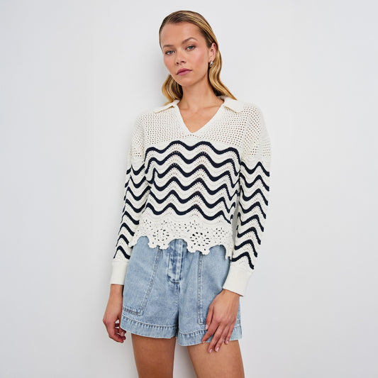 - Louise Sweater - Wave Stripe